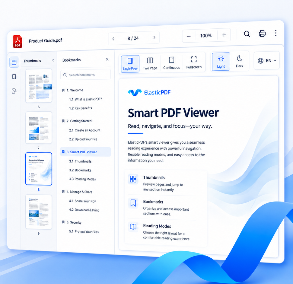 Smart PDF reader